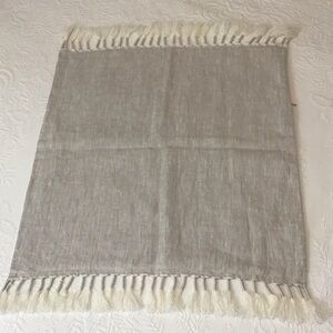 Serena & Lily Linen Tassel Pillow Cover